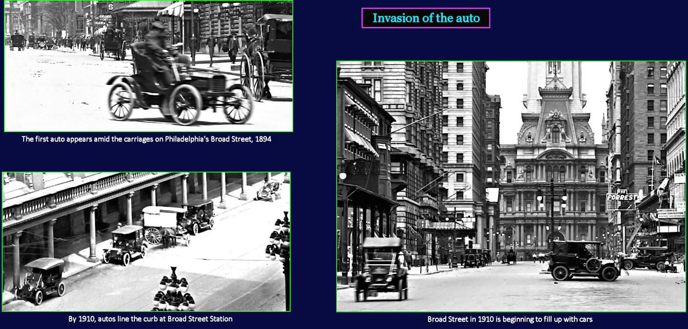 Urban autos, 1910